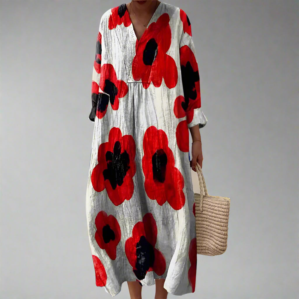 Georgia | Elegant Geometric Dress