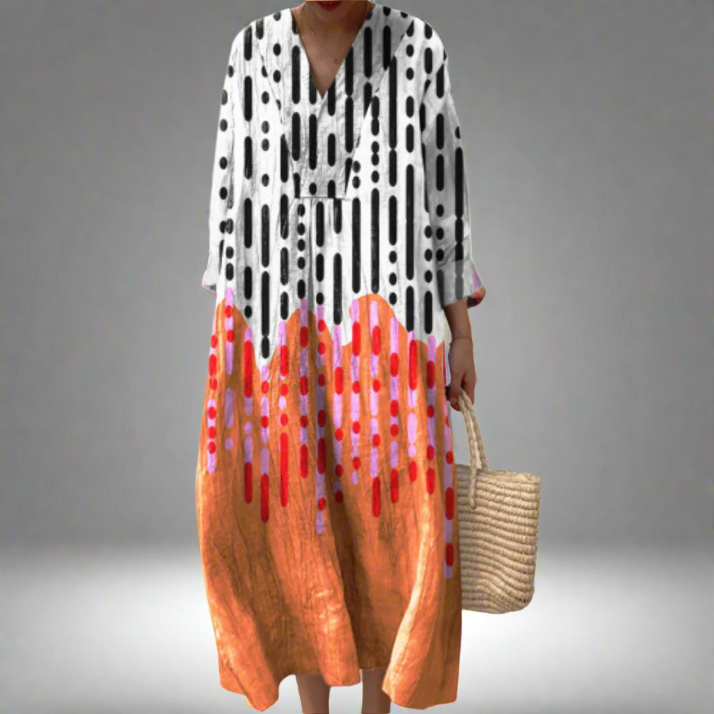 Marissa | Elegant Geometric Dress