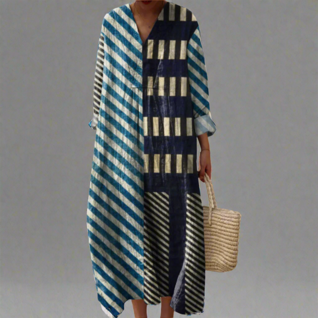 Lenore | Elegant Geometric Dress