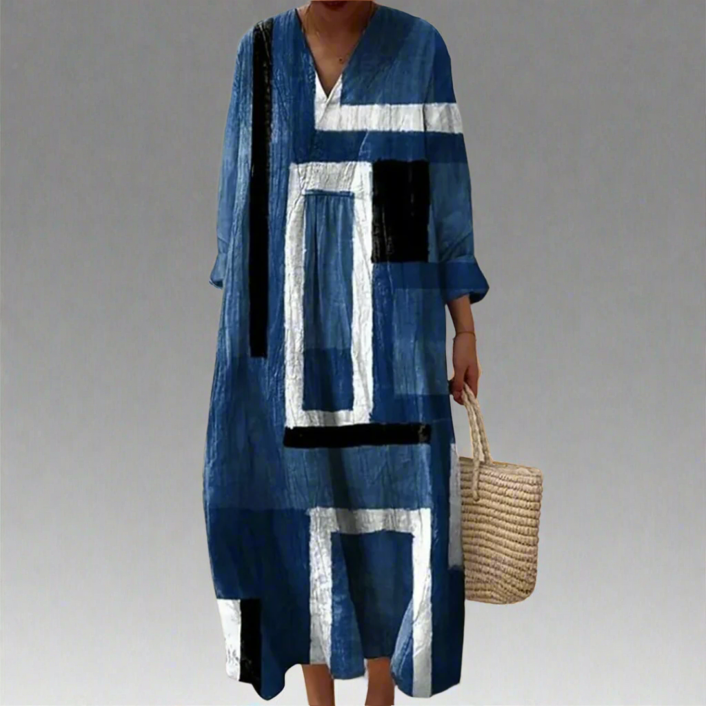 Dorthy | Elegant Geometric Dress