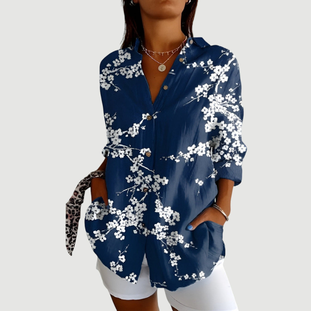 Marcella | Blouse with Colorful Design