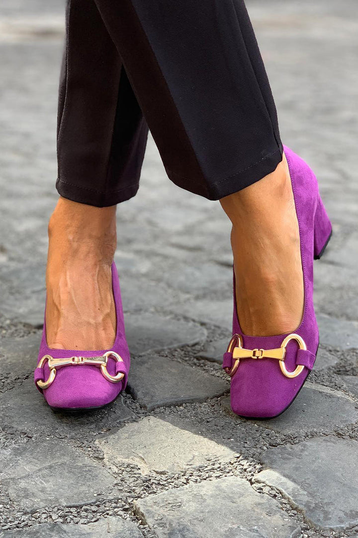 Lilly | Colorful sandals with square toe