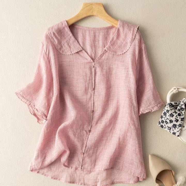 Mindy | Linen Blouse