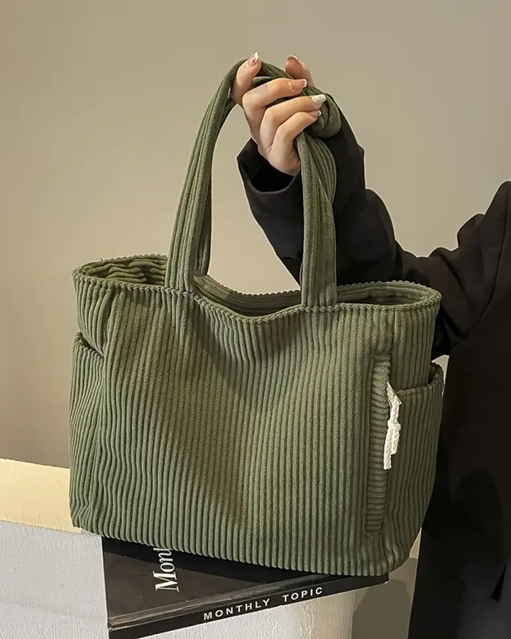 Winnie | Ribbed tote bag