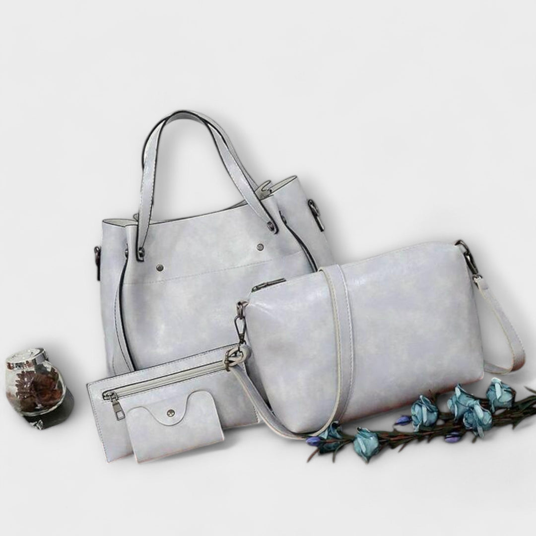 4-Piece Vintage Bag Set