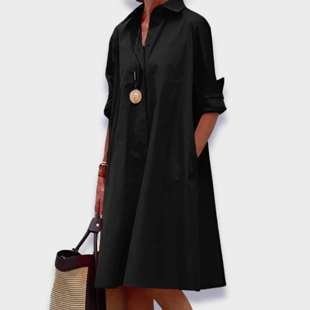 Jeanine | Elegant polo dress in premium fabric