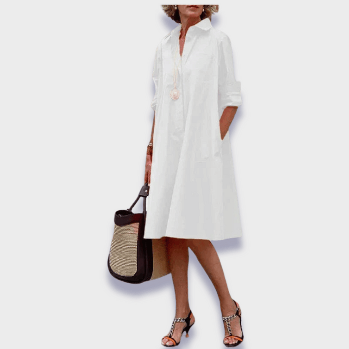 Jeanine | Elegant polo dress in premium fabric