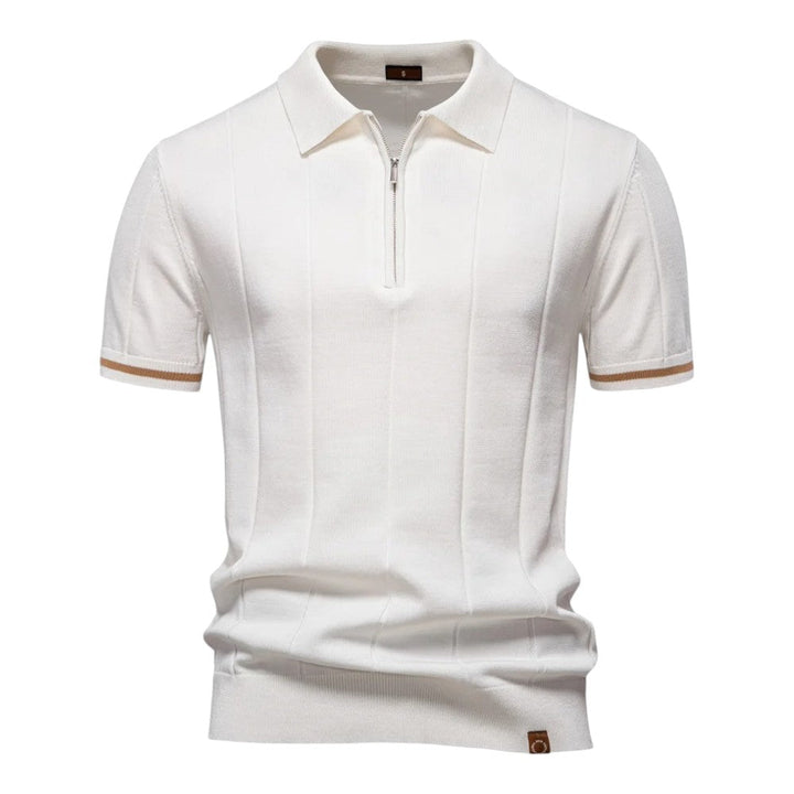 Riccardo | Casual Polo Shirt with Zipper