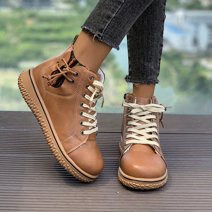 Orthopedic Leather Ankle Boots