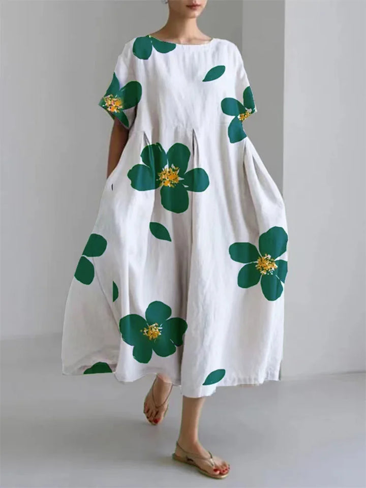 Marisella | Bright Flowers Long Summer Dress