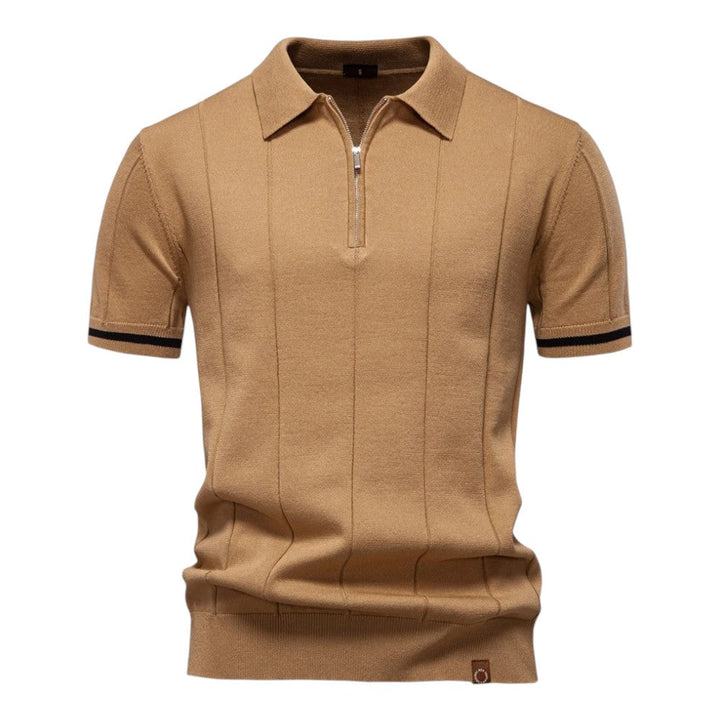 Riccardo | Casual Polo Shirt with Zipper