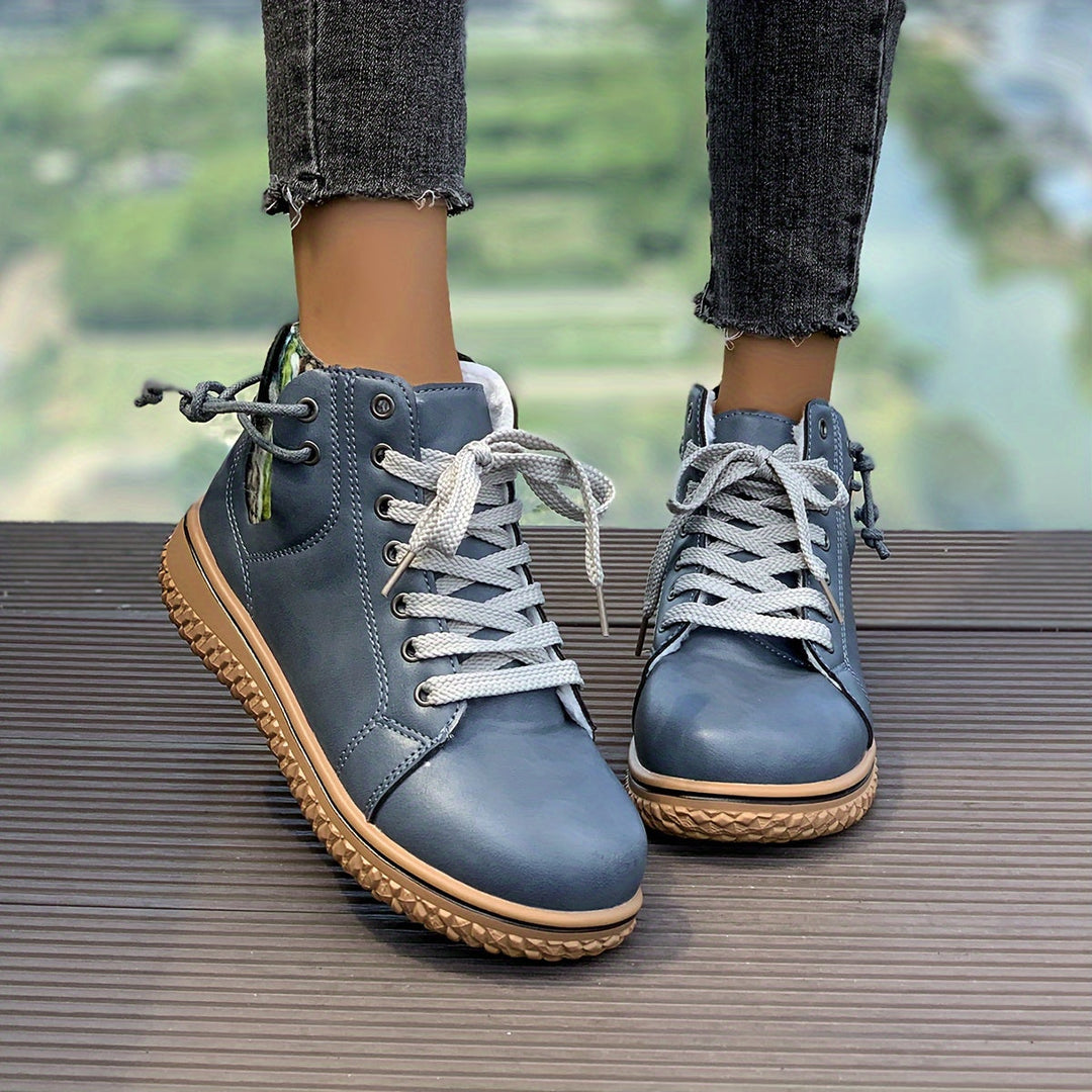 Orthopedic Leather Ankle Boots