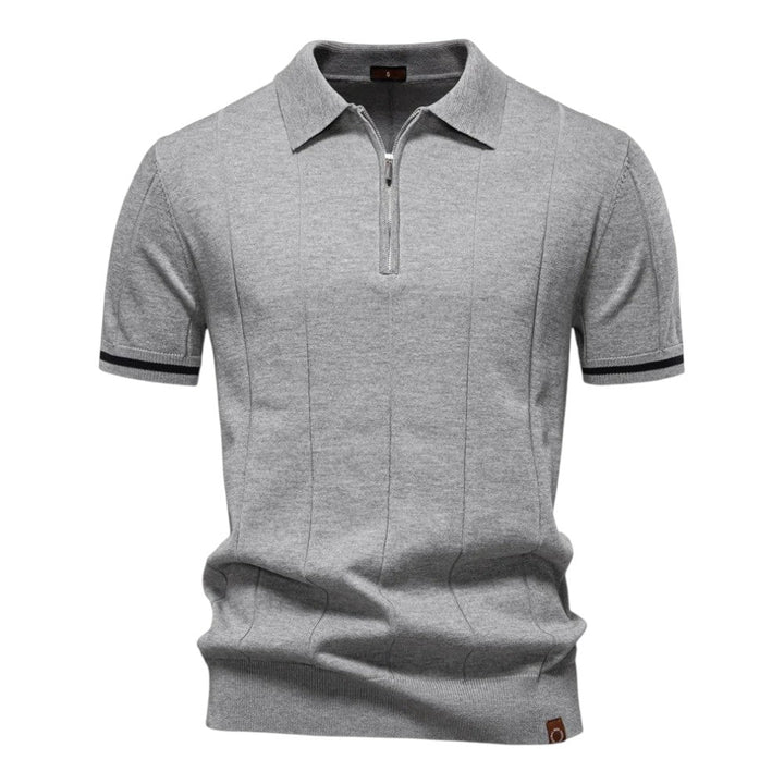 Riccardo | Casual Polo Shirt with Zipper
