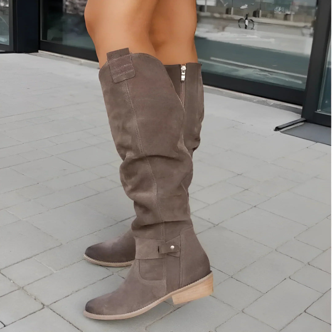 Bold Suede Boots