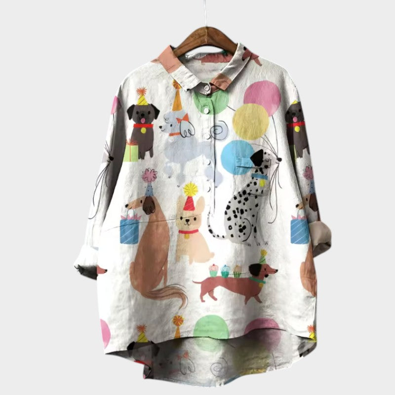 Carla | Oversize Blouse with Cheerful Comfort