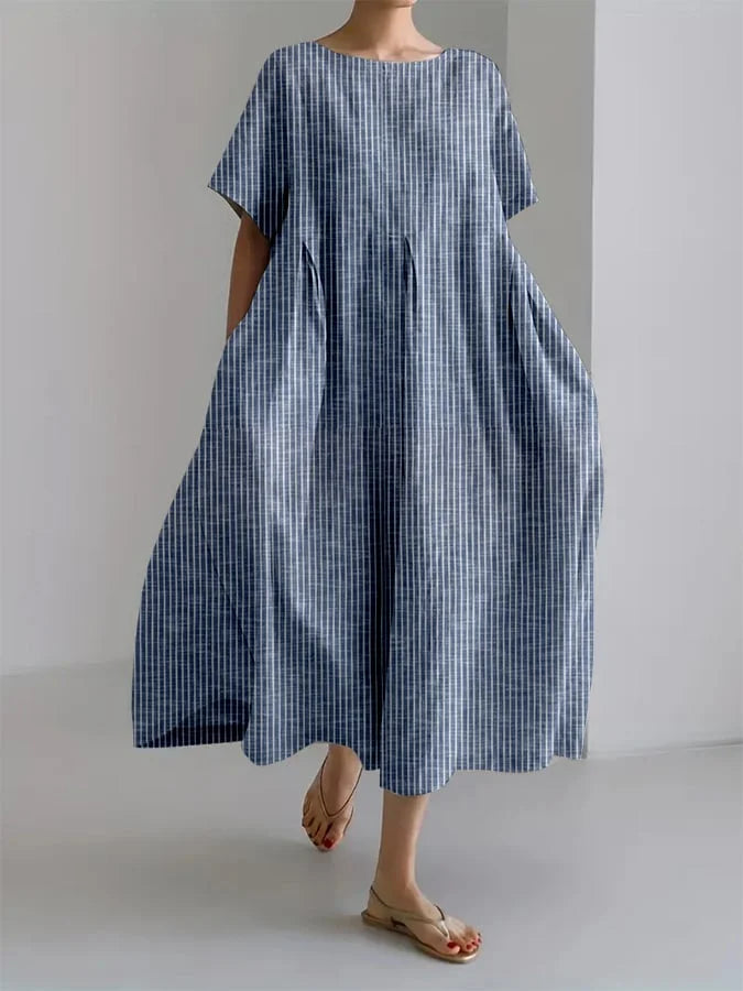 Sherry | Relaxed Fit and Retro Style Casual Long Dress