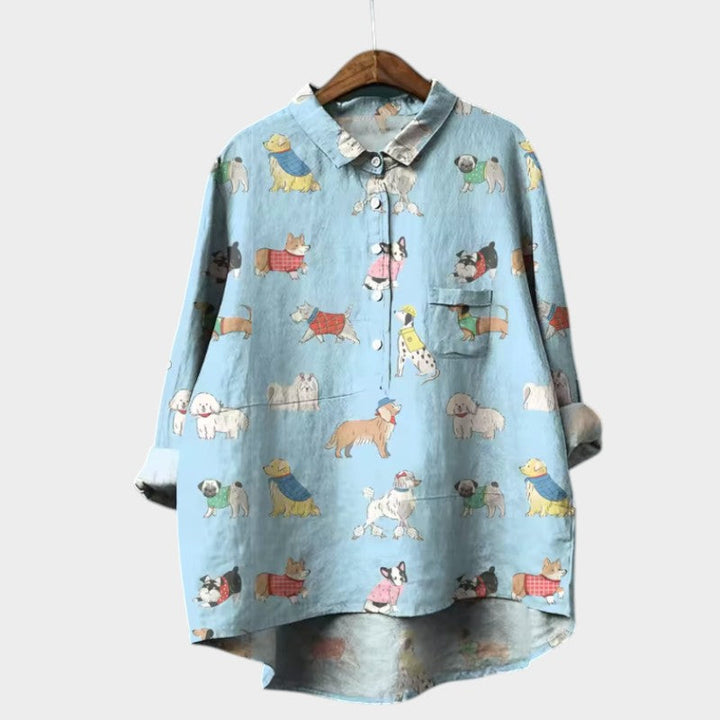 Carla | Oversize Blouse with Cheerful Comfort