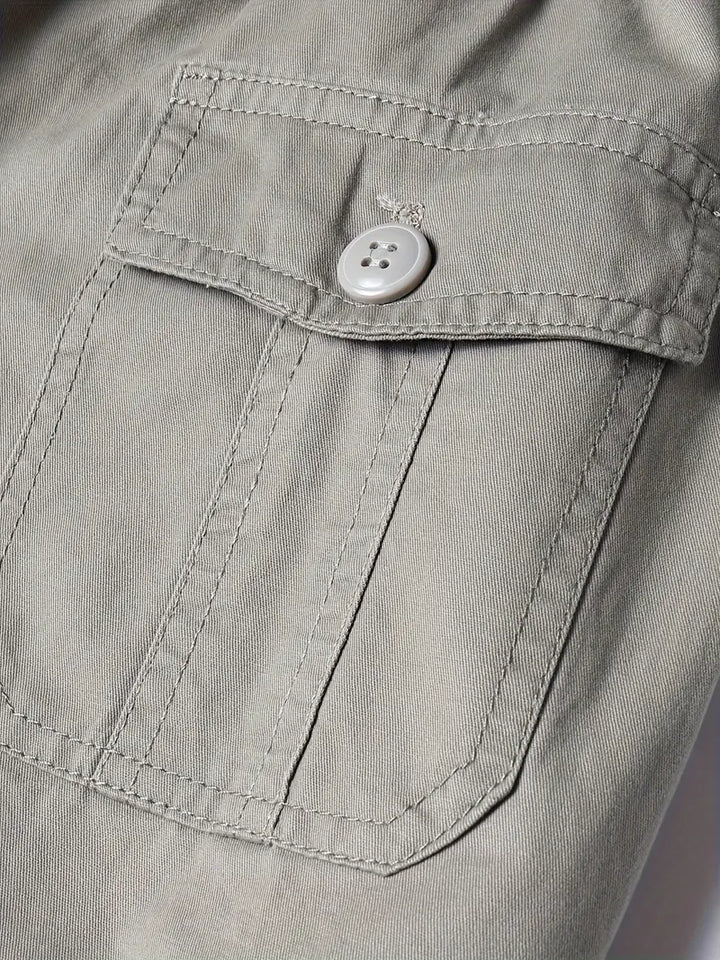 Saul | Breathable Cotton Cargo Shorts