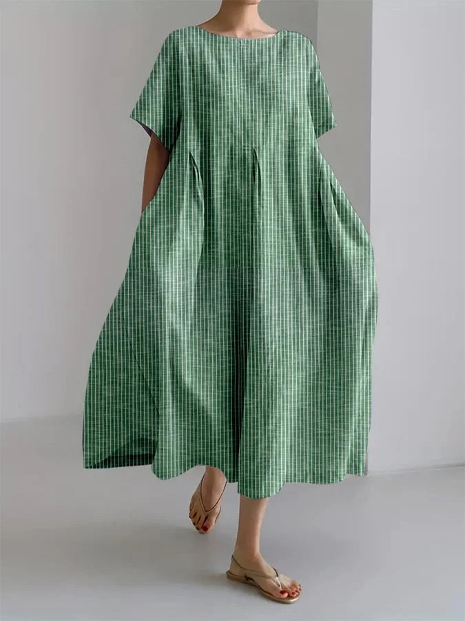 Sherry | Relaxed Fit and Retro Style Casual Long Dress