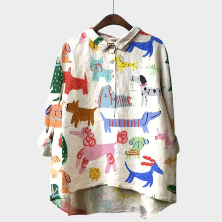 Carla | Oversize Blouse with Cheerful Comfort