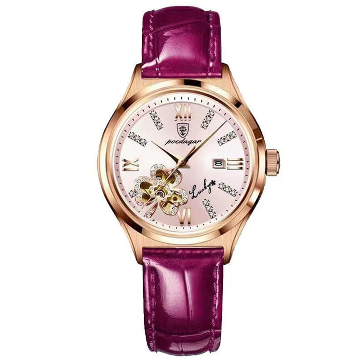 Moon phase dial bracelet watch