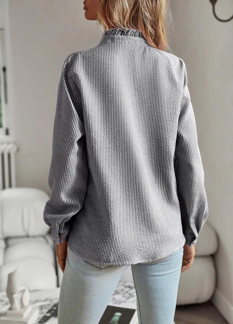 Ray | Elegant Polo Blouse