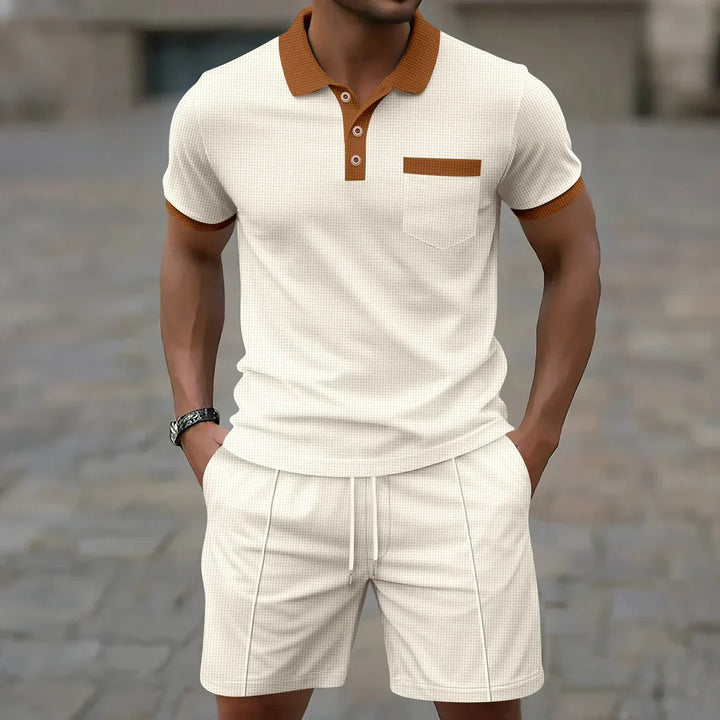 Polo and Shorts Summer Set in Cotton