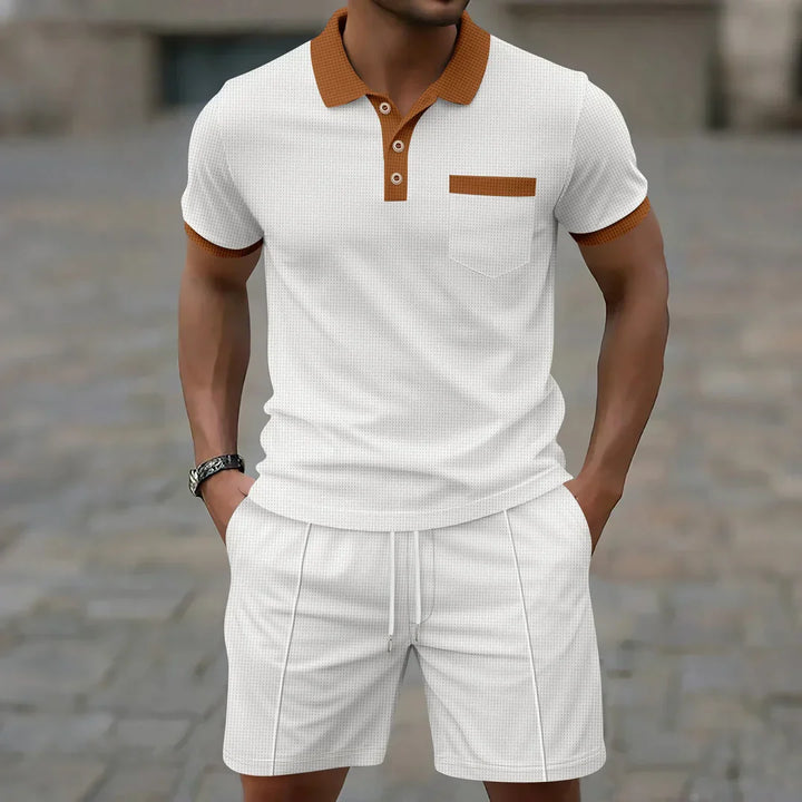 Polo and Shorts Summer Set in Cotton