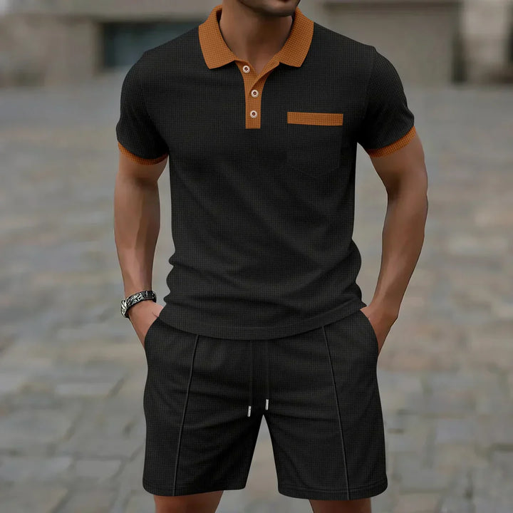 Polo and Shorts Summer Set in Cotton