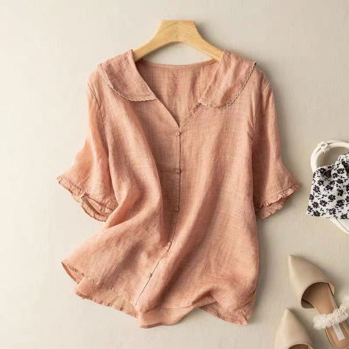 Mindy | Linen Blouse