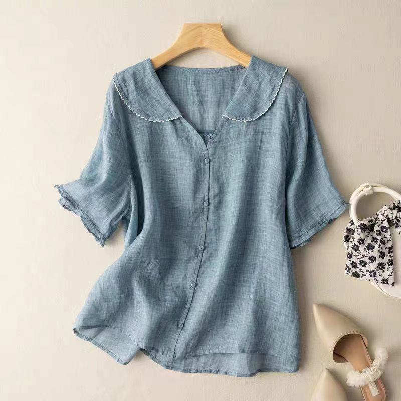 Mindy | Linen Blouse