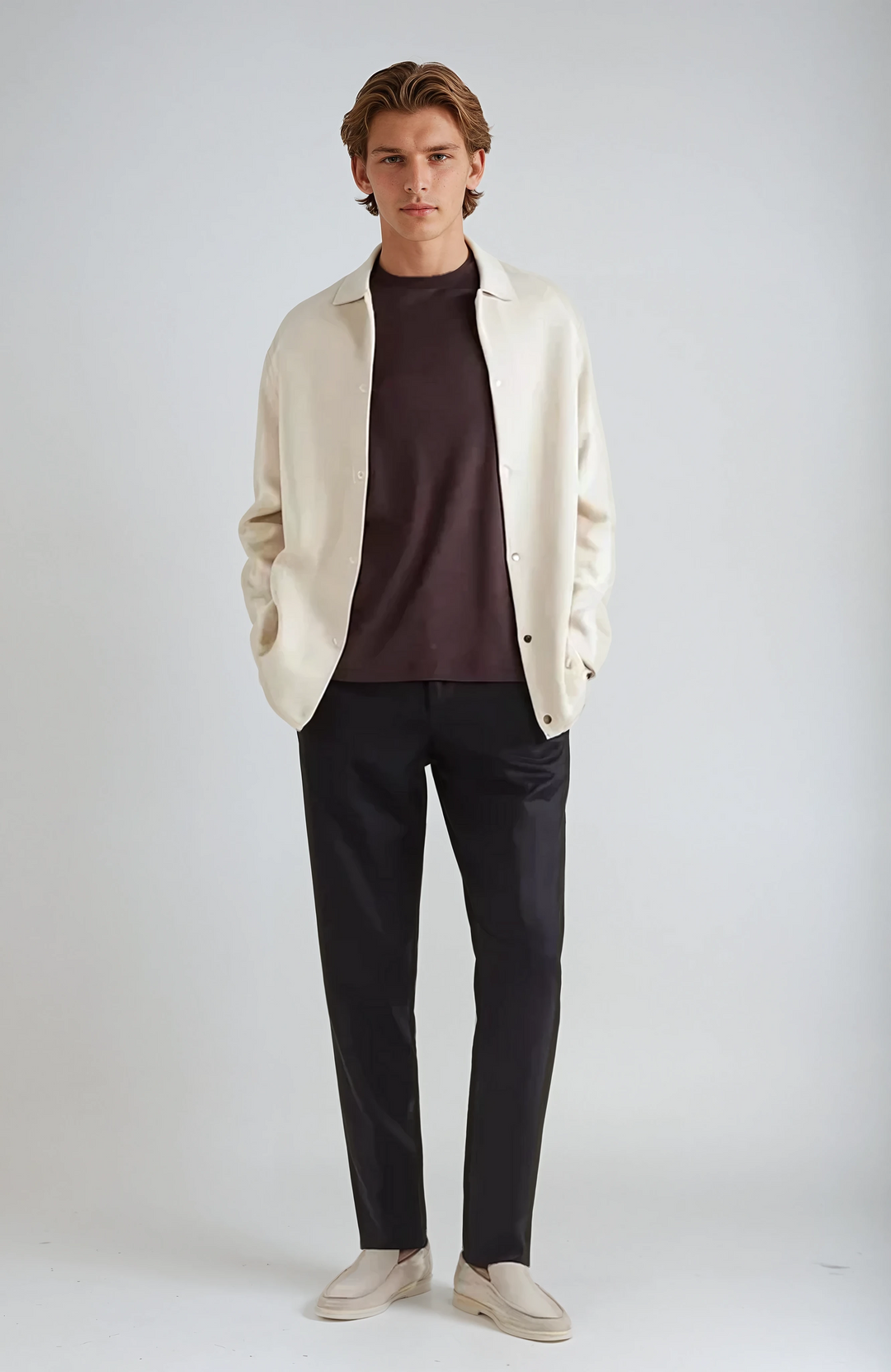 Suede Loafers
