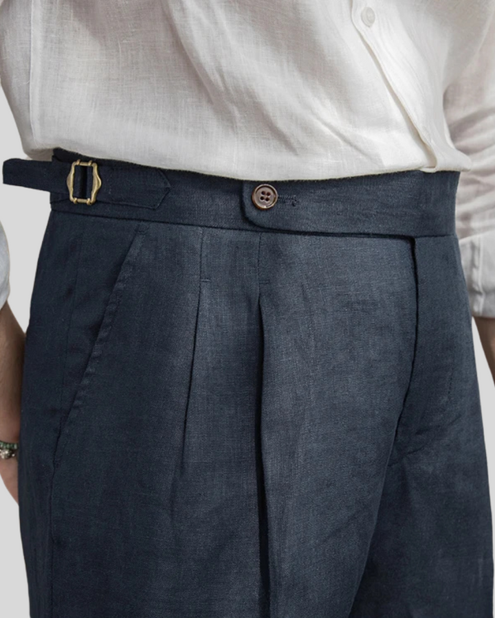 Oxford Pleated Short Trousers