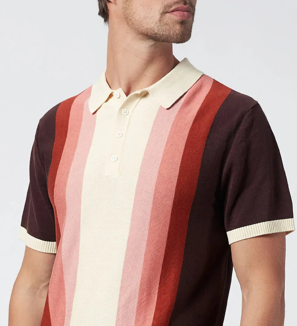 Premium Cotton Colour Gradient Polo Shirt