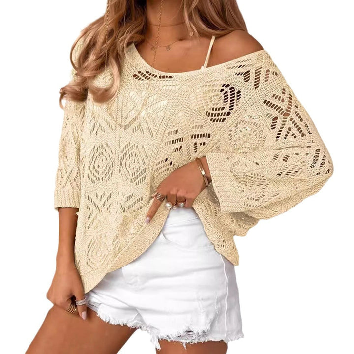 Tonya | Crochet Knit Pullover