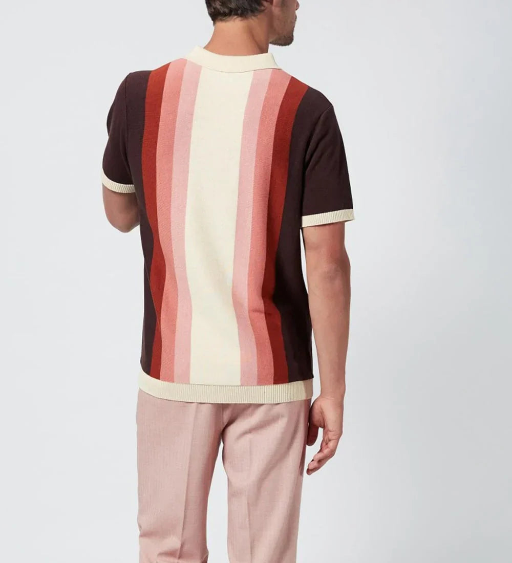 Premium Cotton Colour Gradient Polo Shirt