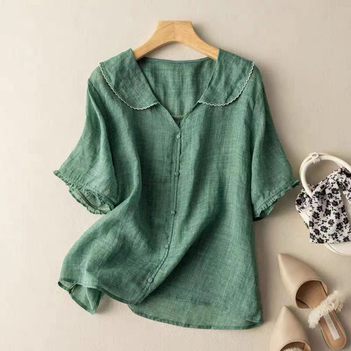 Mindy | Linen Blouse