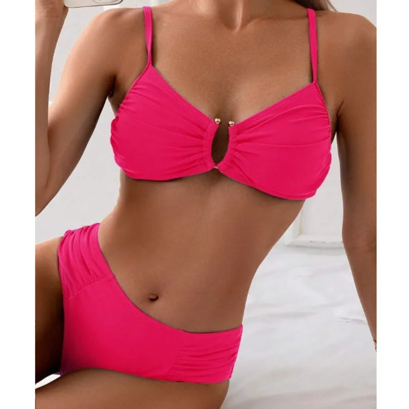 Isabella | Bikini with Cut-Out Details and Bows