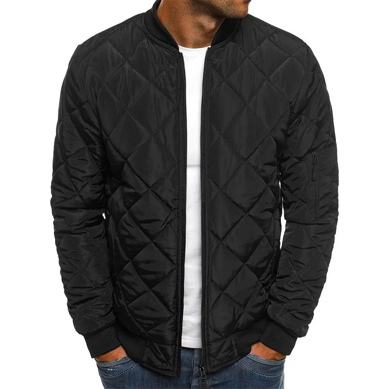 Bowen | Wool jacket with rattan pattern