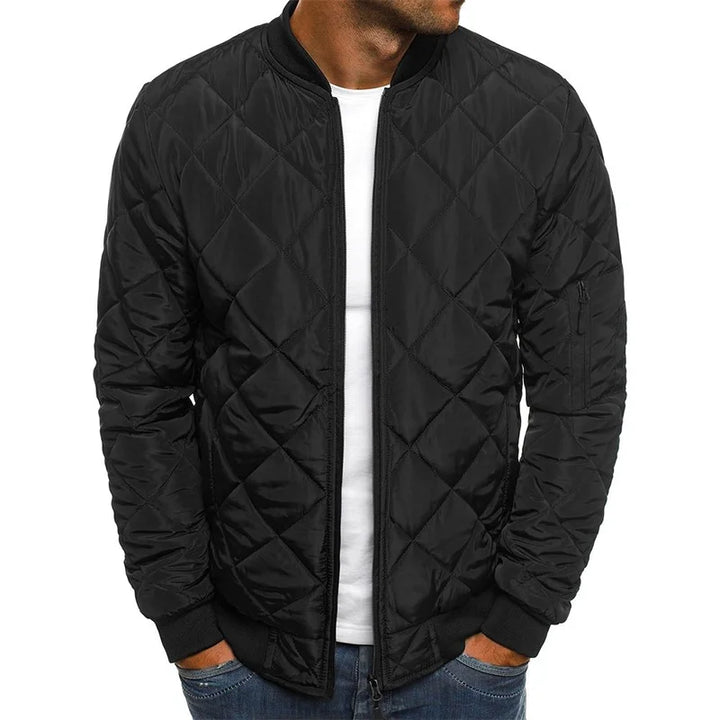 Bowen | Wool jacket with rattan pattern