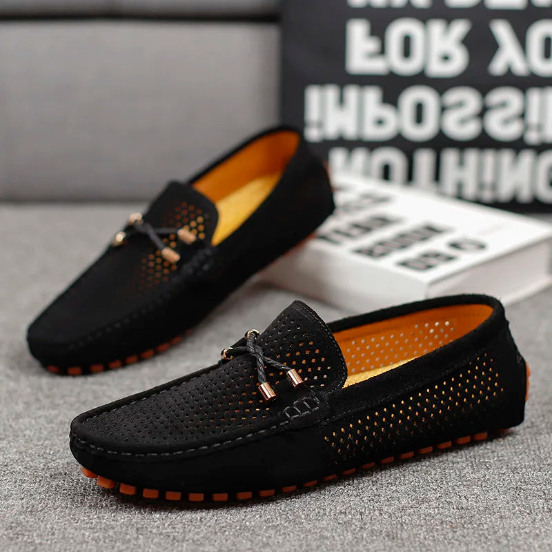James | Breathable Leather Loafers