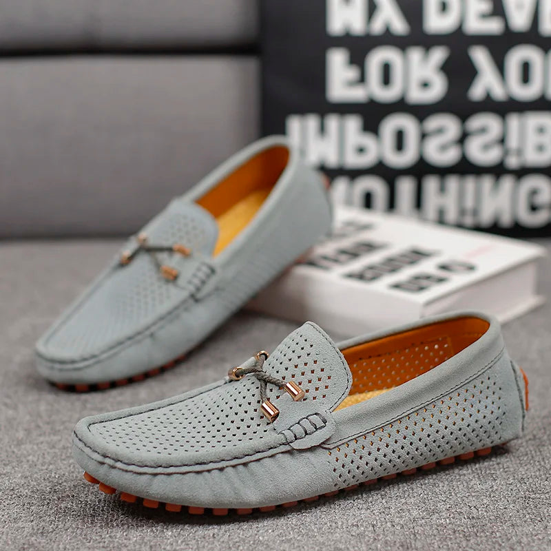James | Breathable Leather Loafers