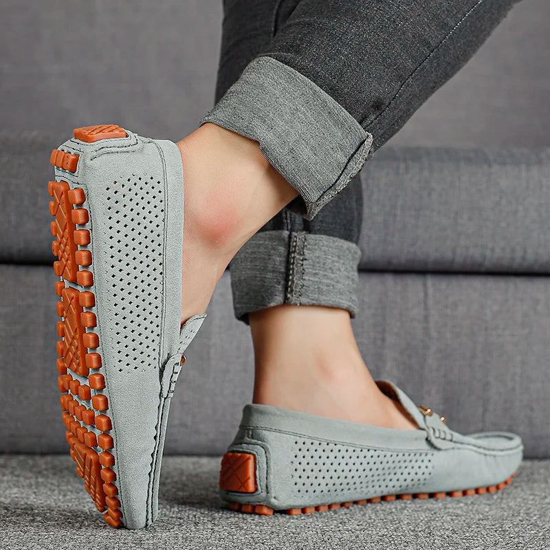 James | Breathable Leather Loafers
