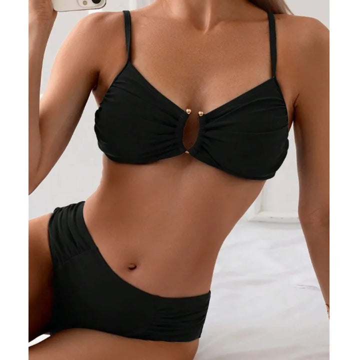 Isabella | Bikini with Cut-Out Details and Bows