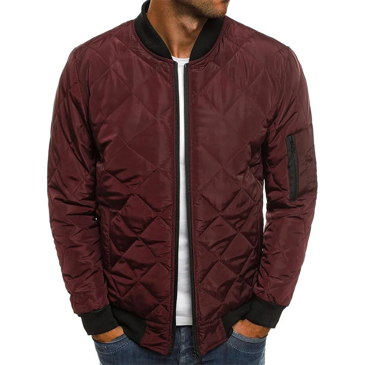 Bowen | Wool jacket with rattan pattern