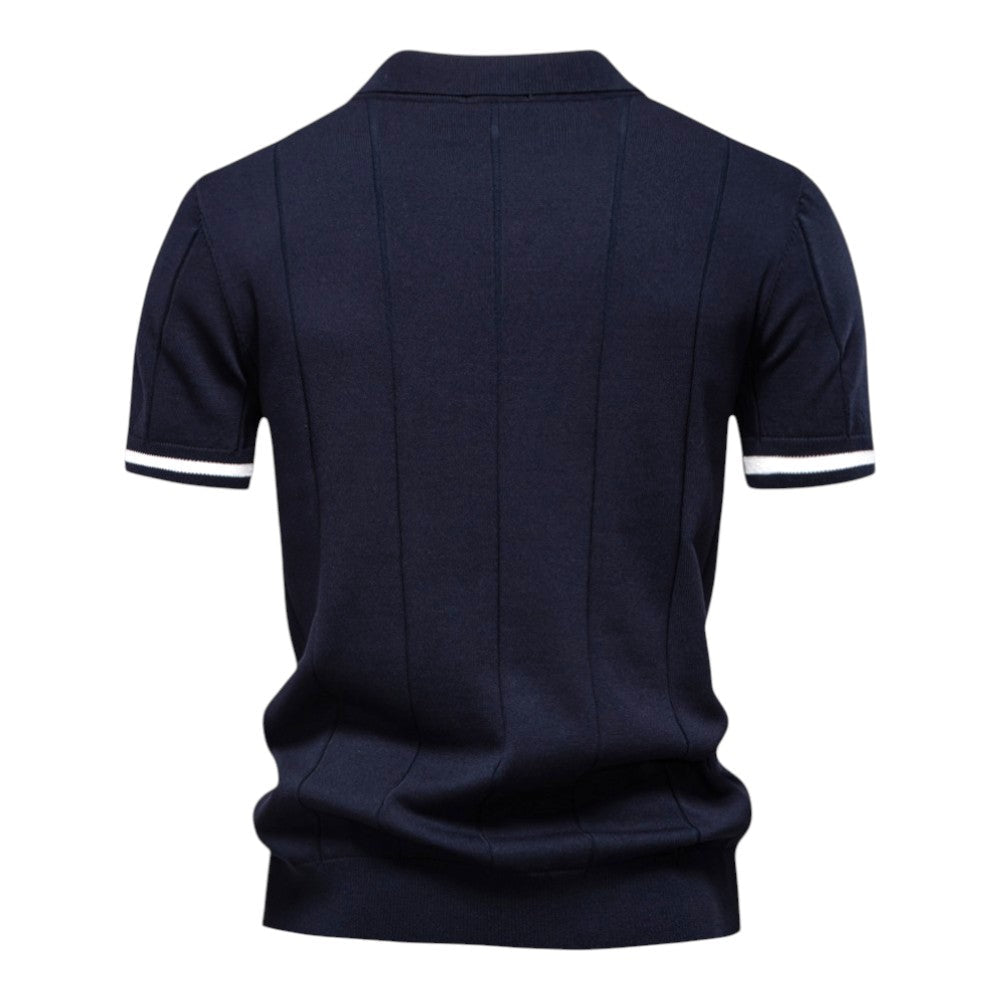 Riccardo | Casual Polo Shirt with Zipper