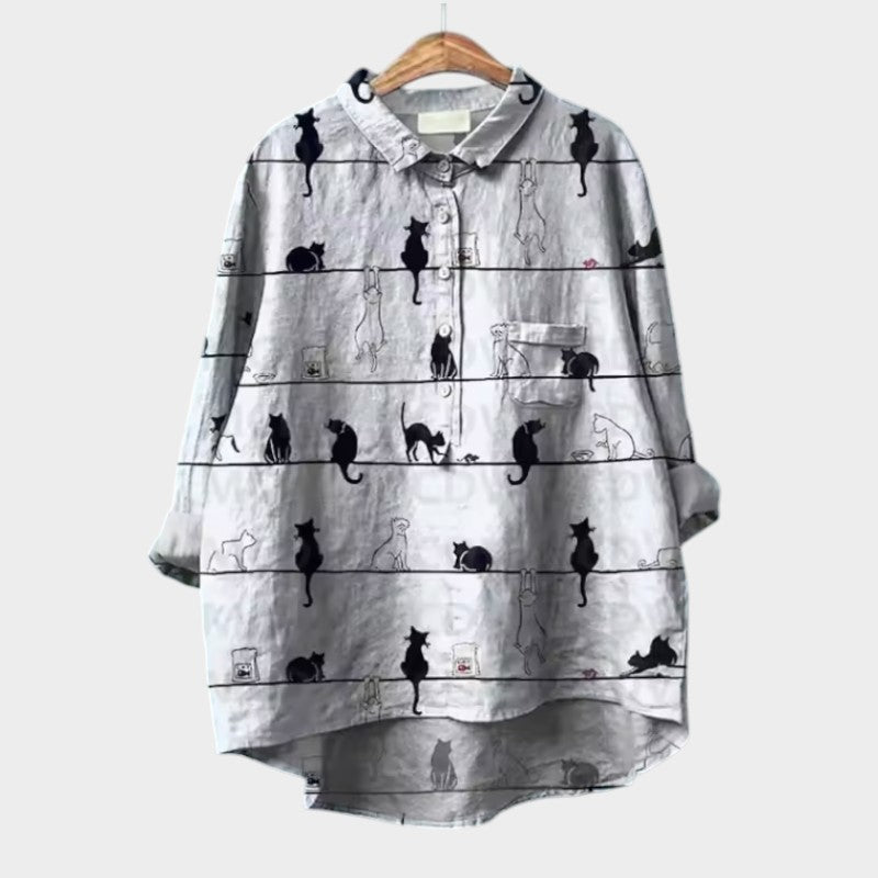 Tisha | Oversize Blouse with Cheerful Comfort