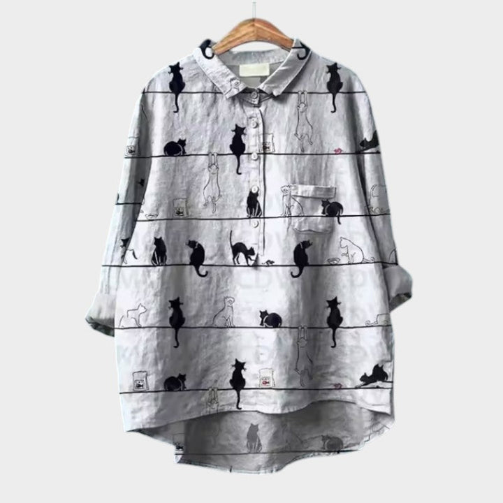 Tisha | Oversize Blouse with Cheerful Comfort