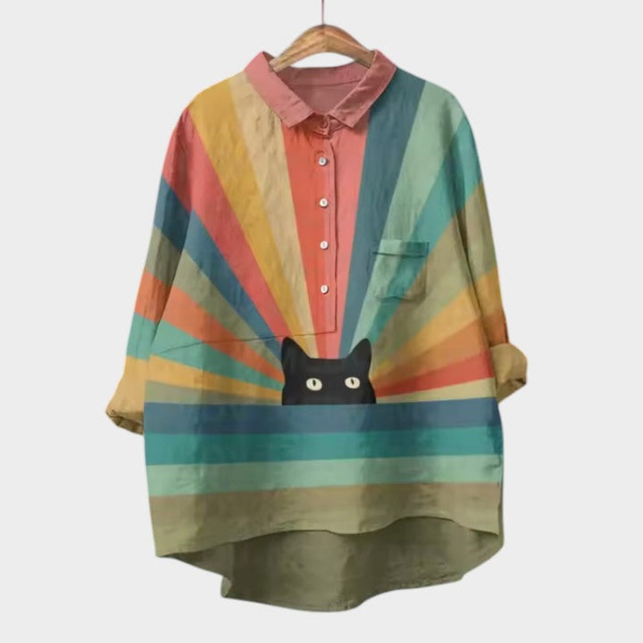 Tisha | Oversize Blouse with Cheerful Comfort
