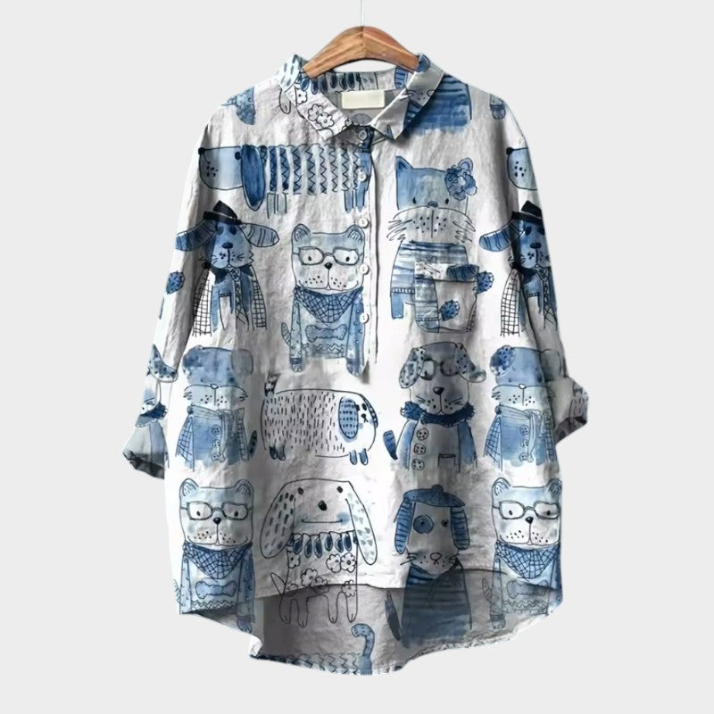 Carla | Oversize Blouse with Cheerful Comfort